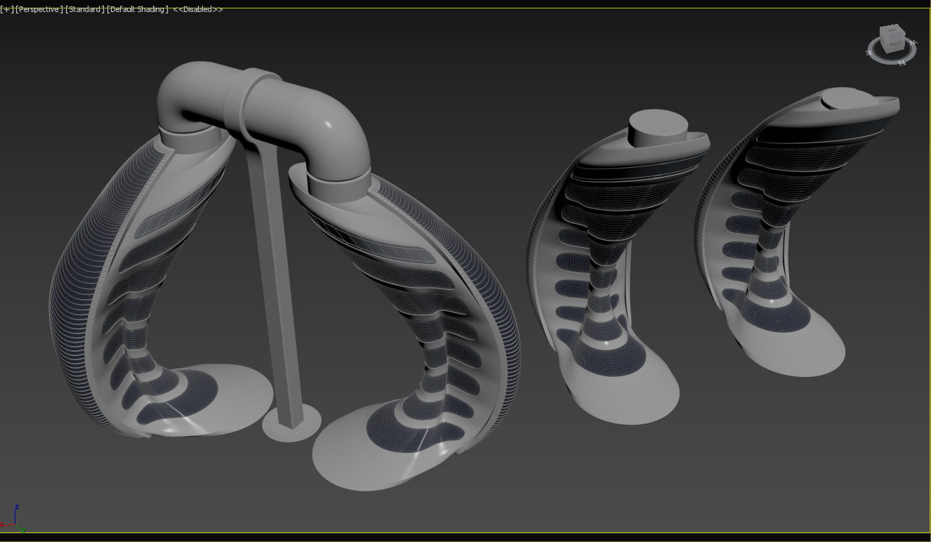 Dubai Towers-Skyscraper  3D model_6