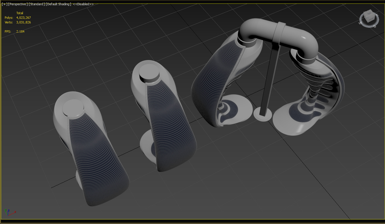 Dubai Towers-Skyscraper  3D model_4