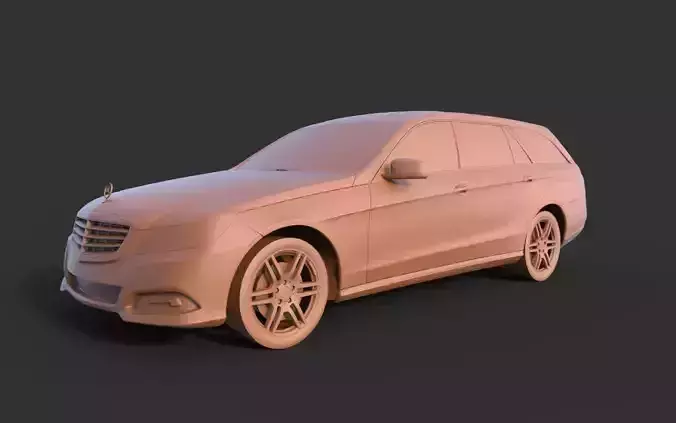 Mercedes-Benz E250 3D print model