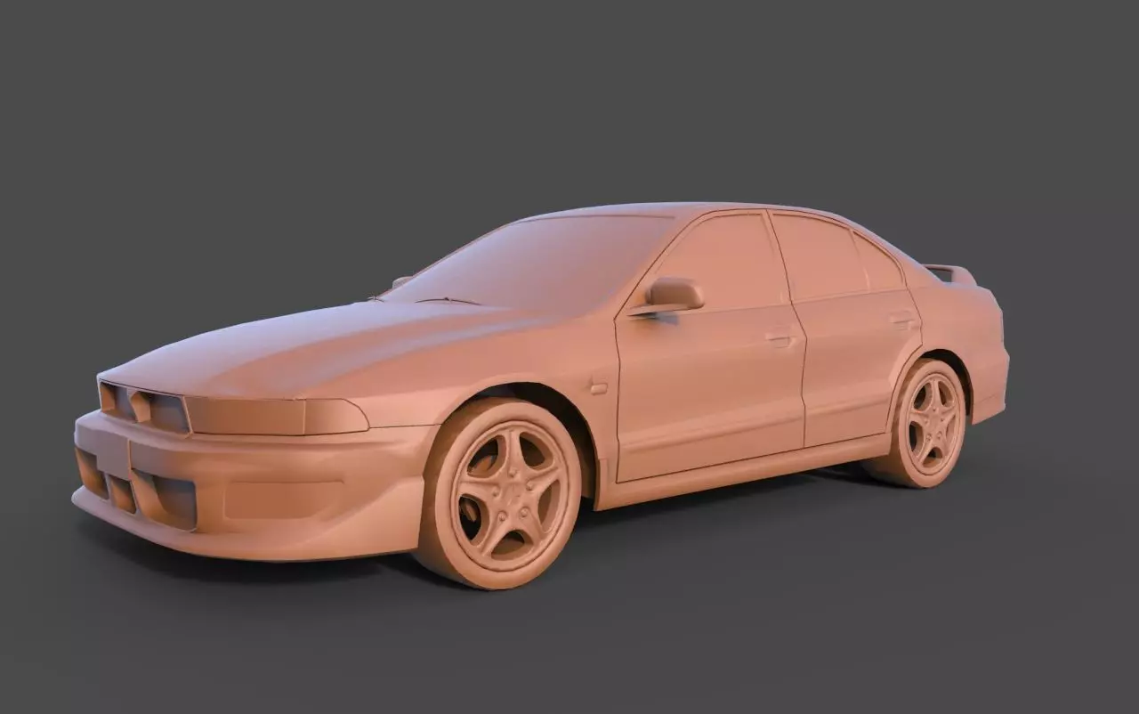 Mitsubishi Galant 3D print model_0