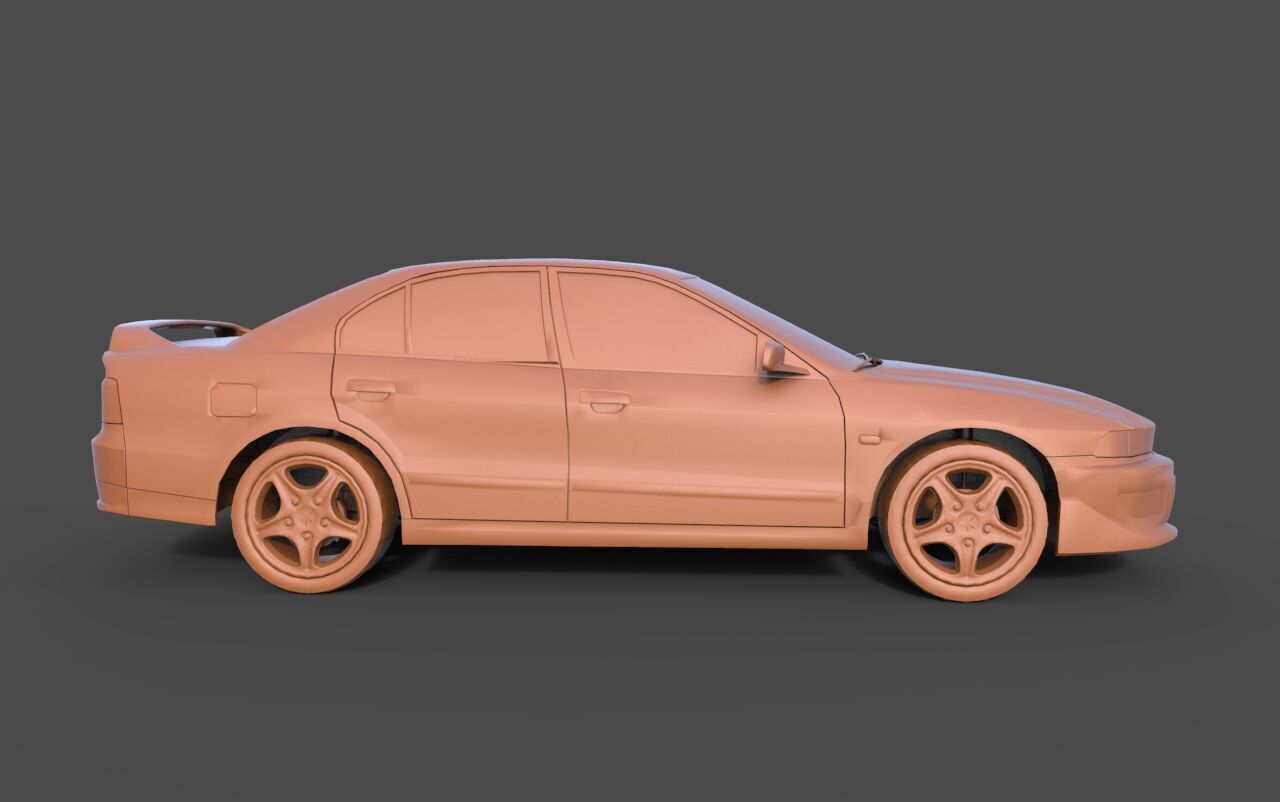 Mitsubishi Galant 3D print model_2