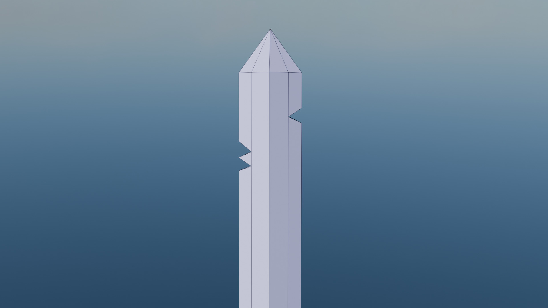 Finn Golden Sword from Adventure Time Low-poly 3D model_12