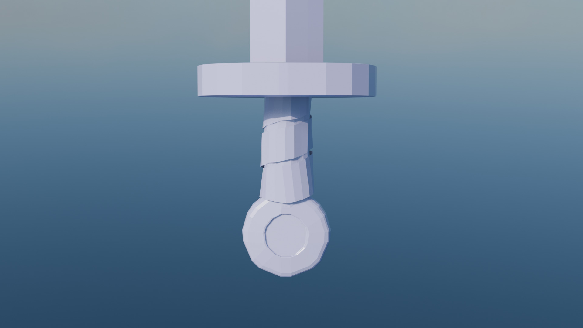 Finn Golden Sword from Adventure Time Low-poly 3D model_17