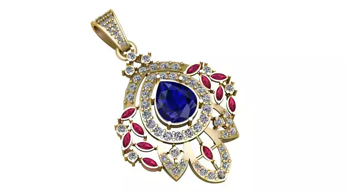 RUSSIAN FANCY PENDANT 3D PRINTABLE MODEL