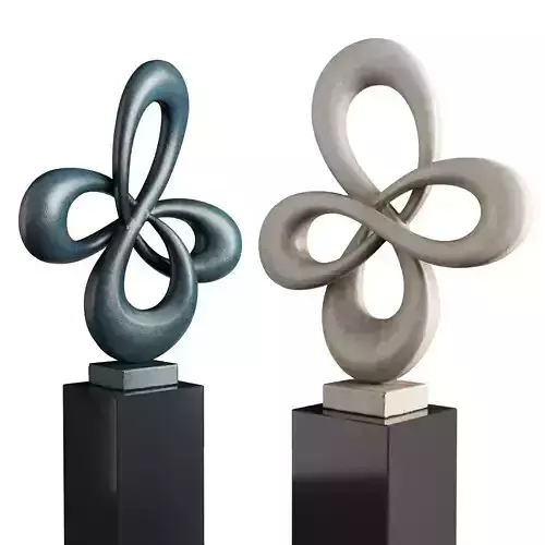Clover modern sculpture
