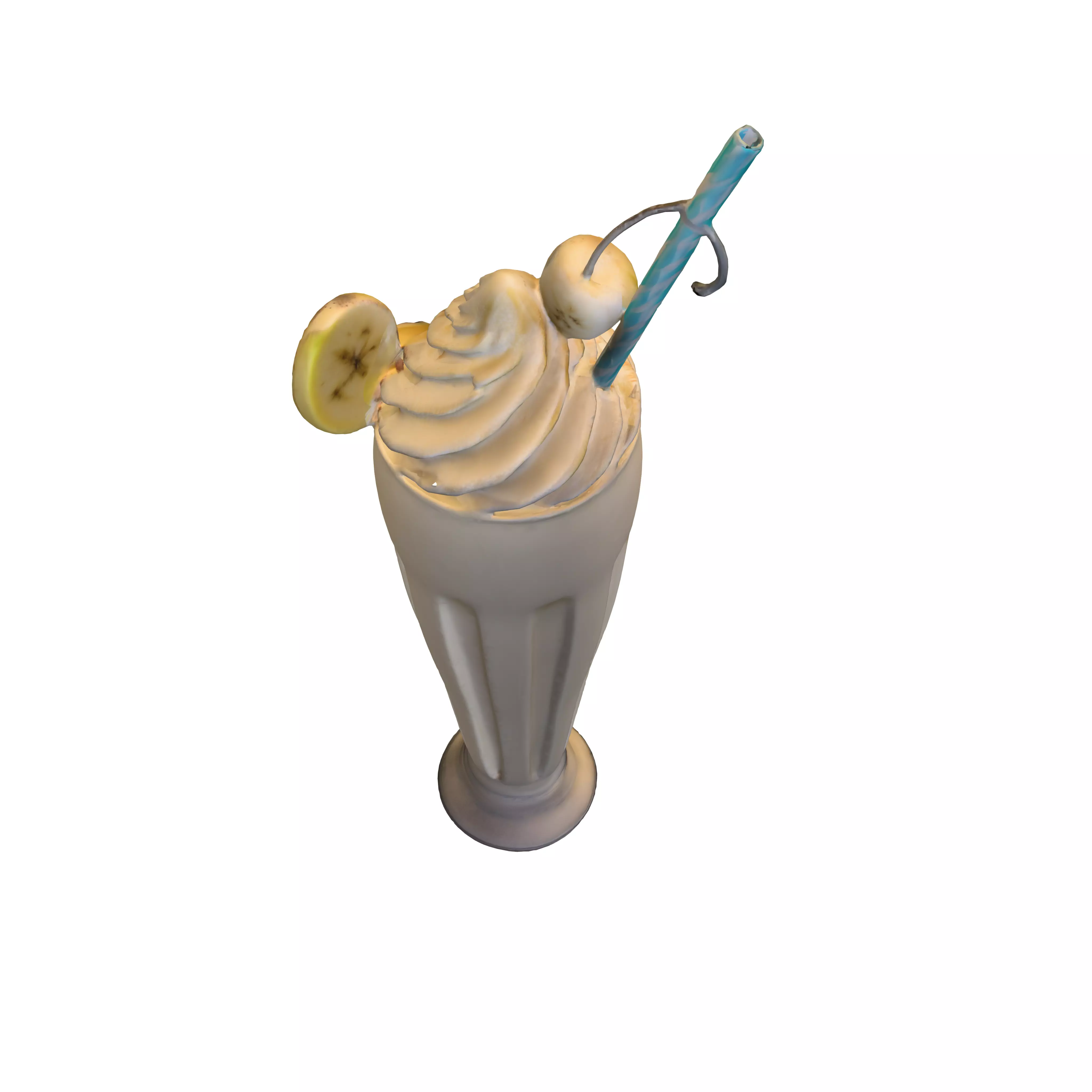 banana milkshake 3D model_0
