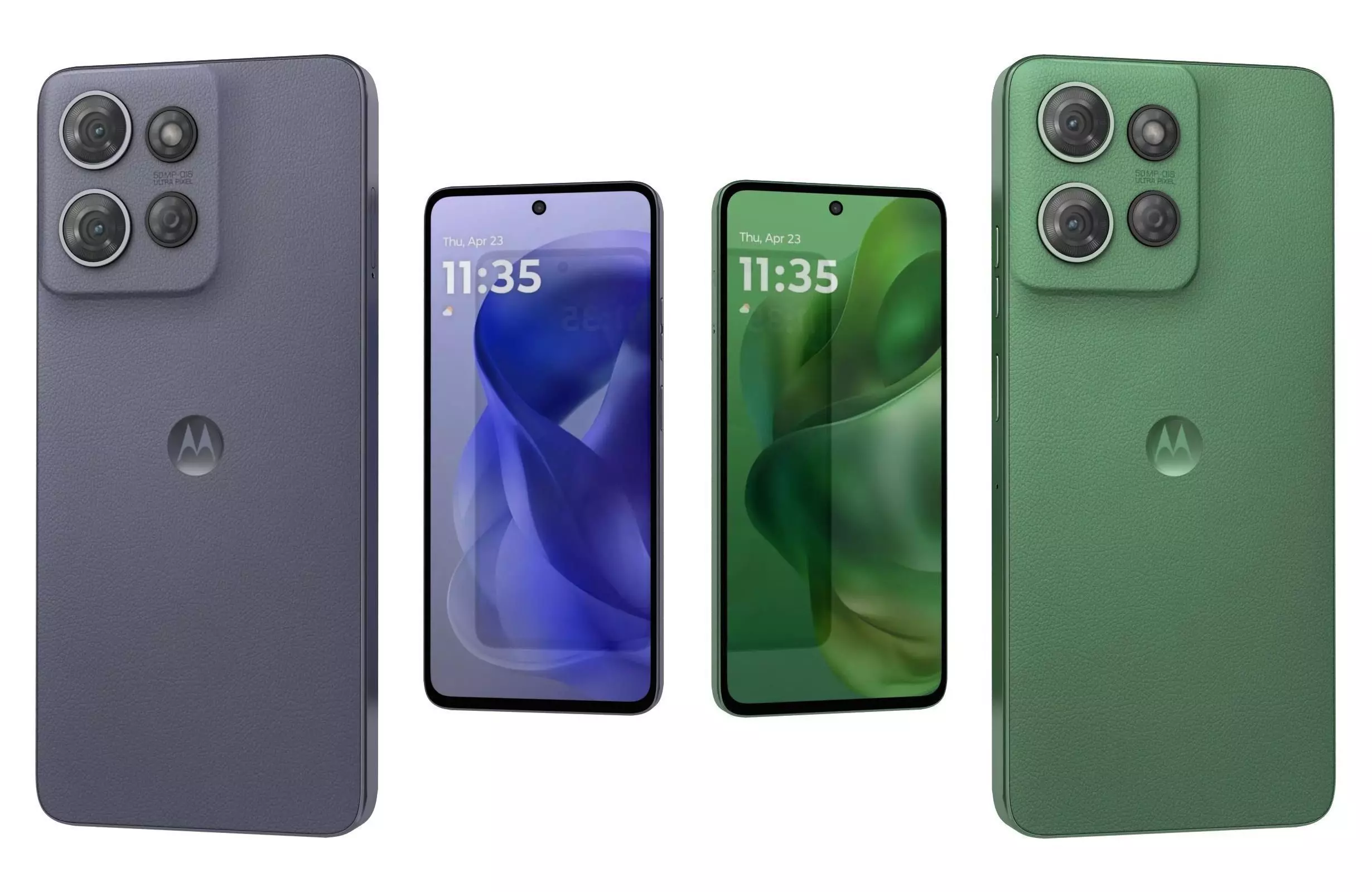 Motorola Moto G Power 2025 Gray And Green 3D model_0