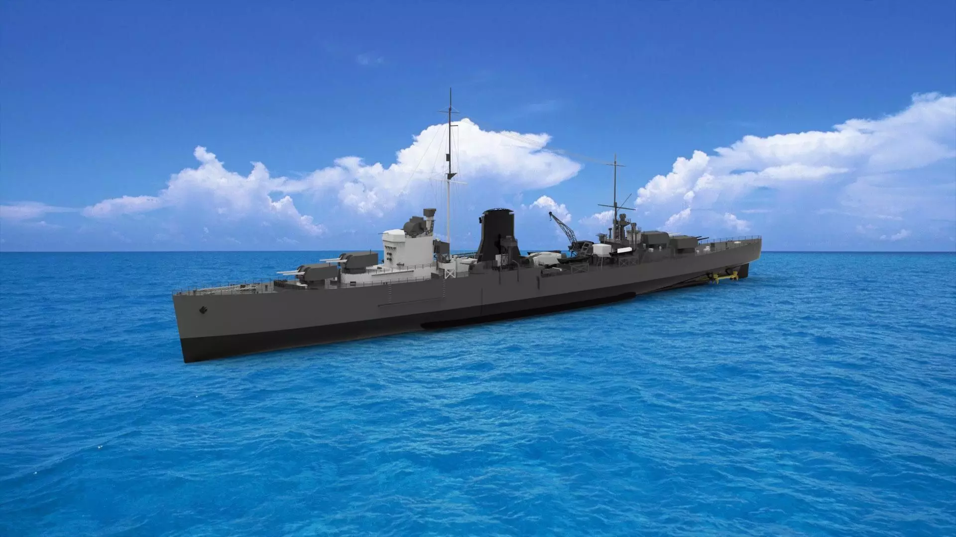 hms Ajax  3D model_0