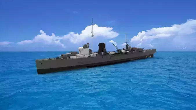 hms Ajax  3D model