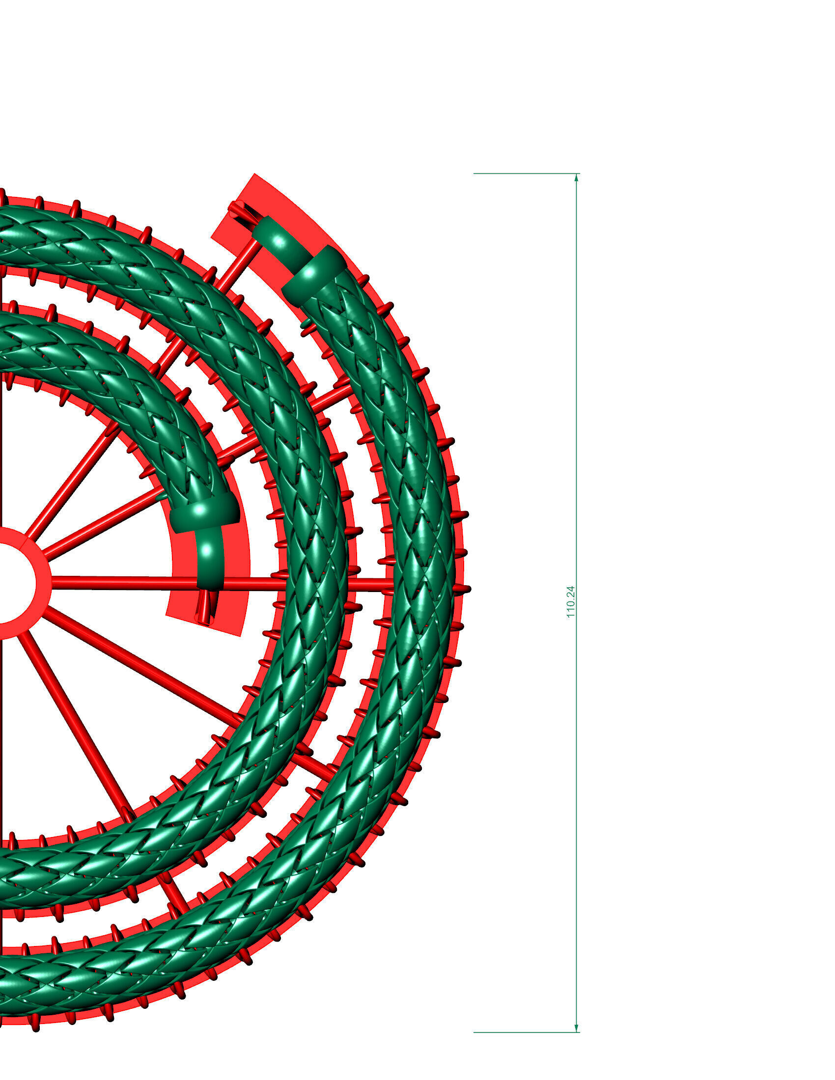 8MM TOP PERMIUM UNISEX CHAIN SPIRAL READY TO PRINT 3D print model_3