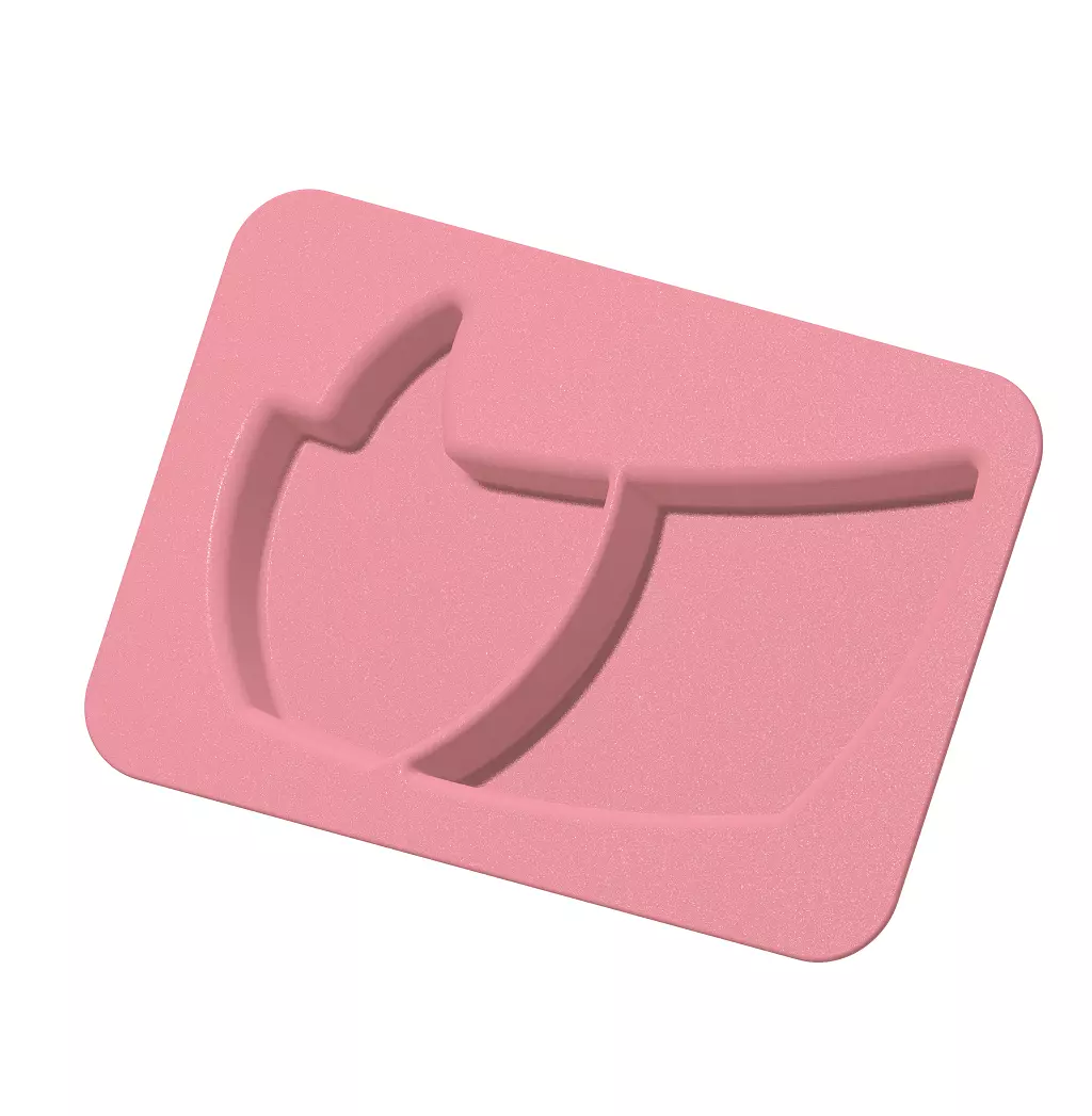 Kids Boat Partition Plate 3D print model_0