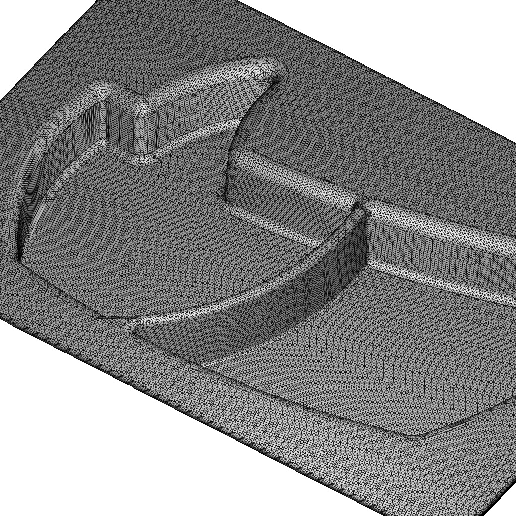 Kids Boat Partition Plate 3D print model_4