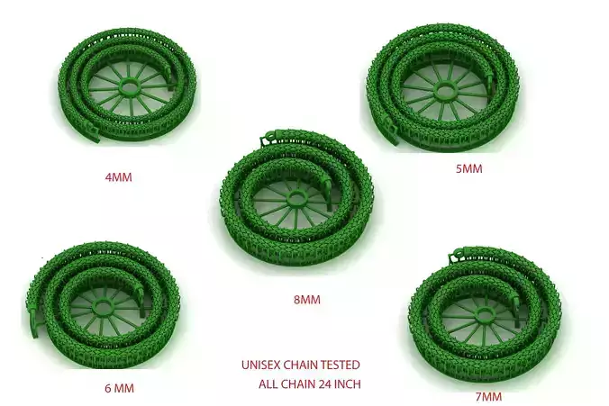5 SET TOP PERMIUM UNISEX CHAIN SPIRAL READY TO PRINT