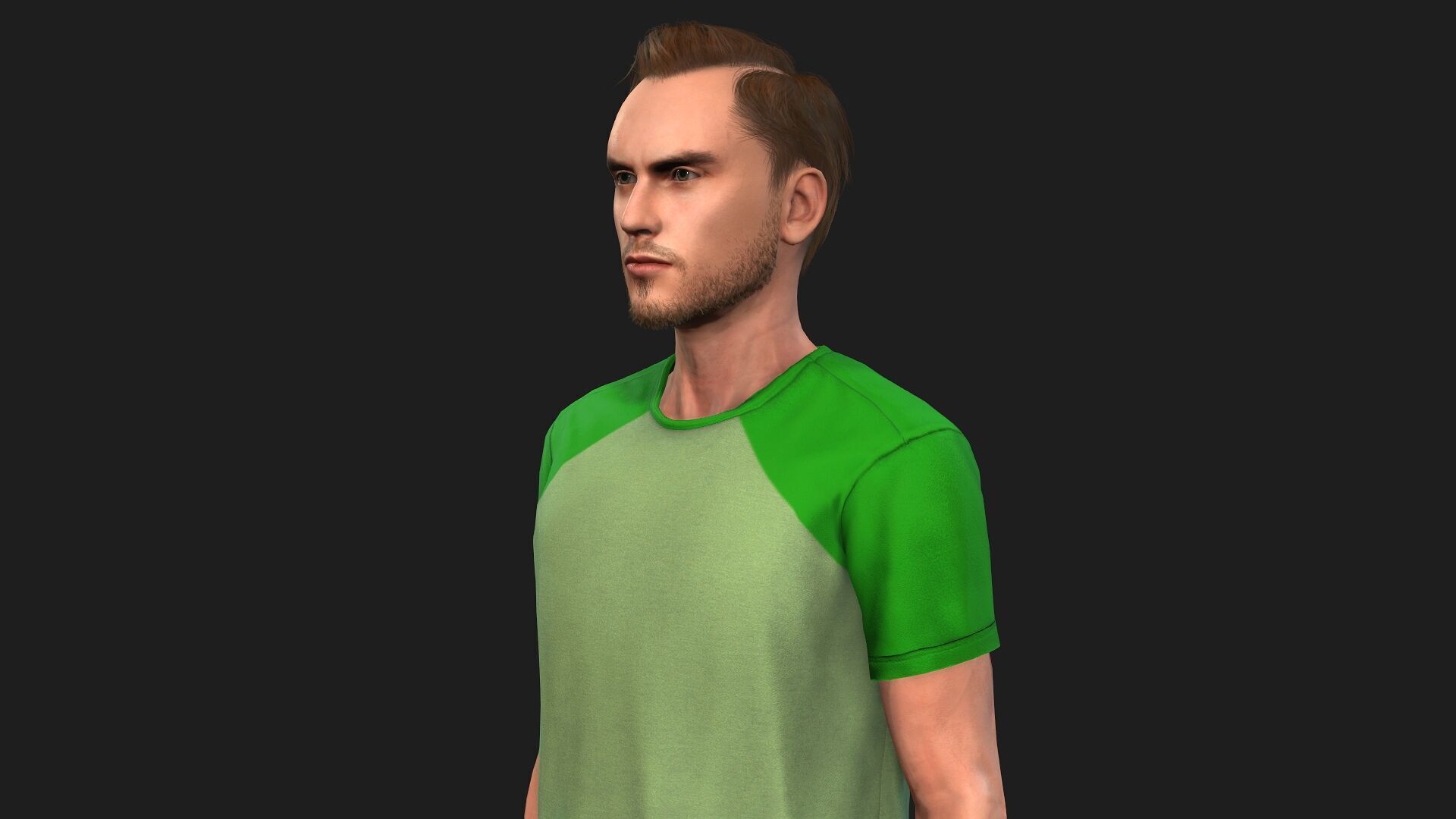 Realistic Human Male 3D Model 3D model_6