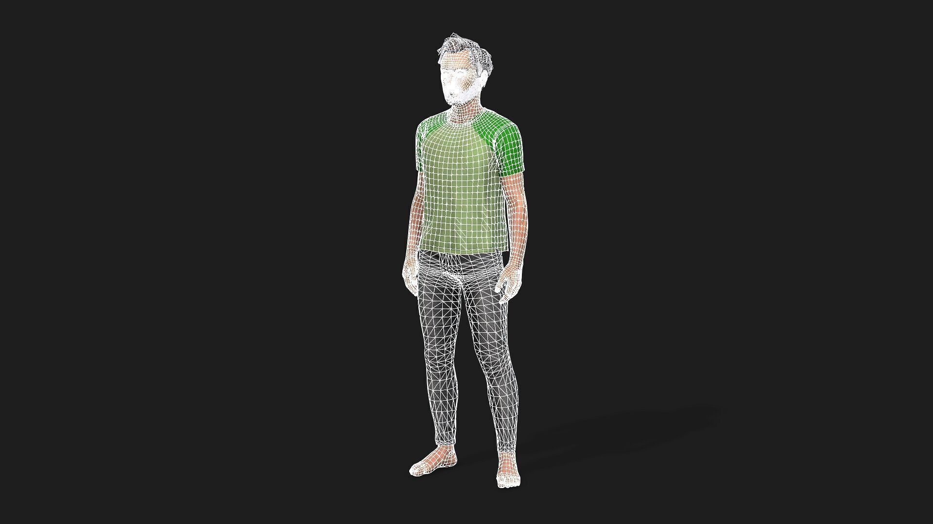 Realistic Human Male 3D Model 3D model_19
