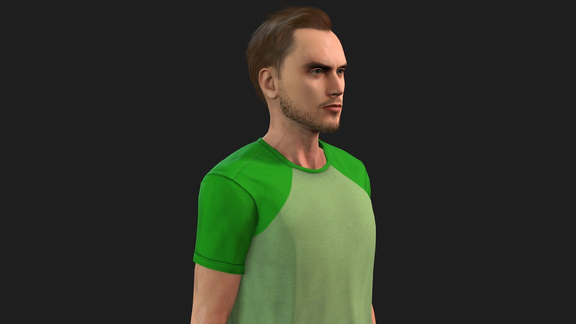 Realistic Human Male 3D Model 3D model_7