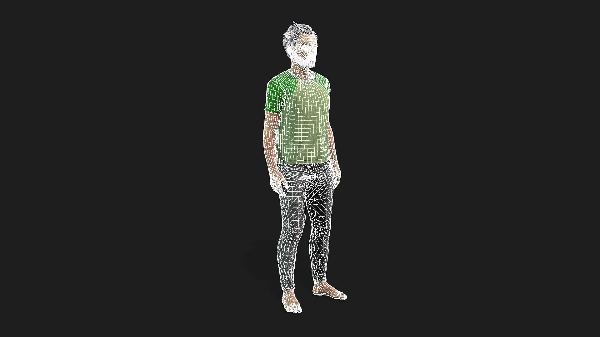 Realistic Human Male 3D Model 3D model_18