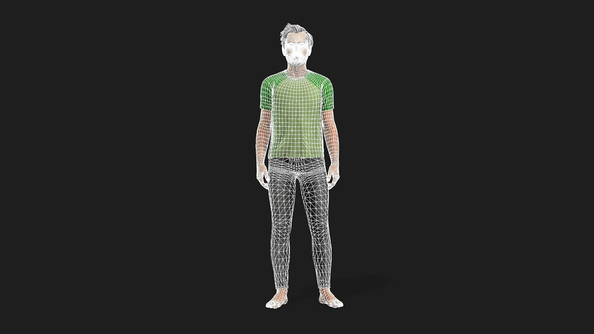 Realistic Human Male 3D Model 3D model_10