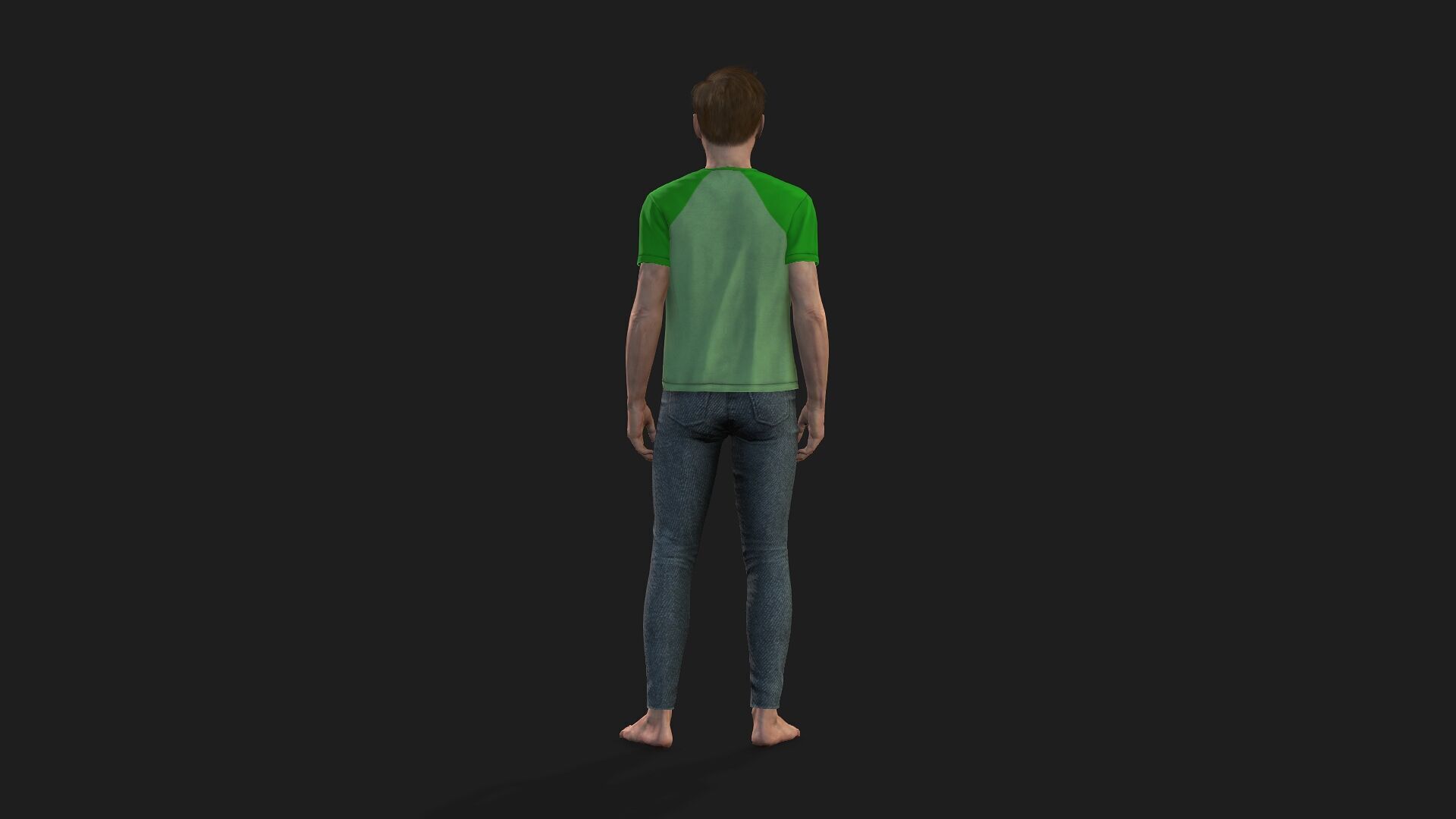 Realistic Human Male 3D Model 3D model_4