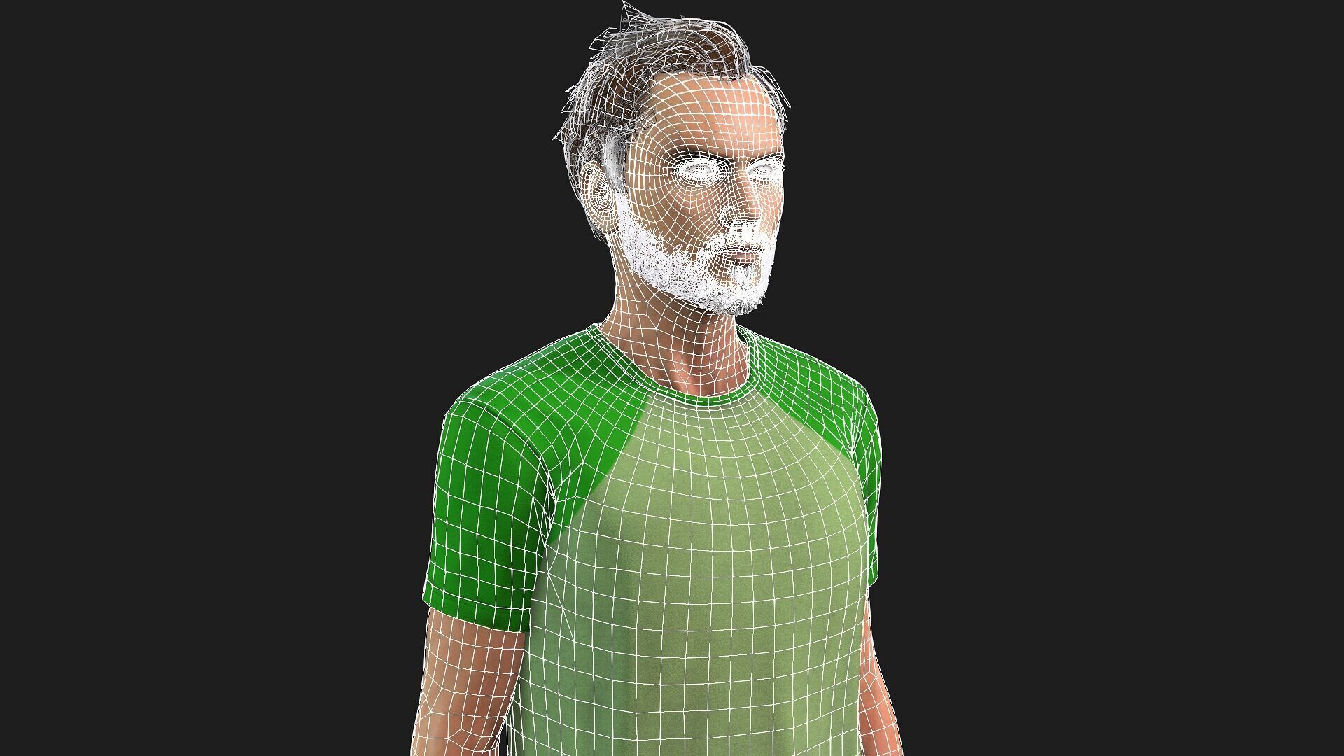Realistic Human Male 3D Model 3D model_17