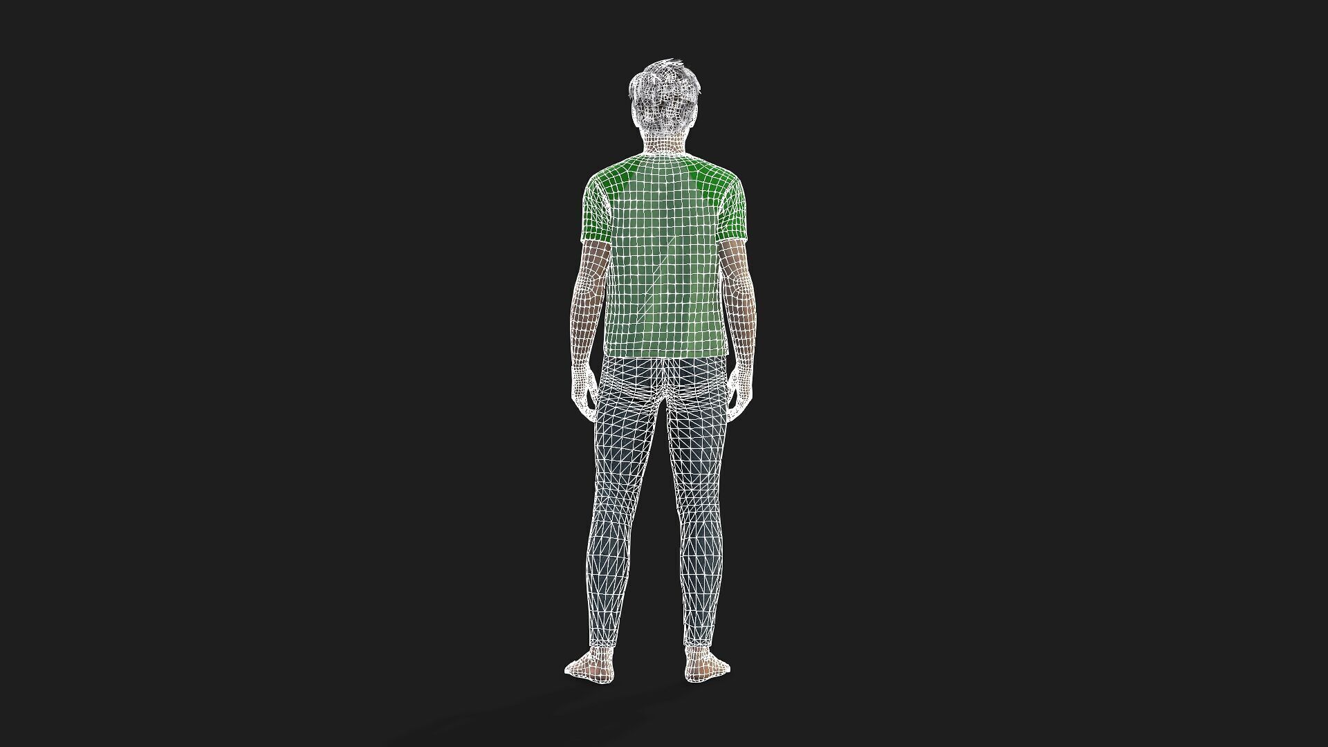 Realistic Human Male 3D Model 3D model_13