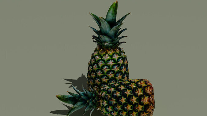 Realistic Pineapple 3D Model  High-Quality Asset for CG Projects 3D model