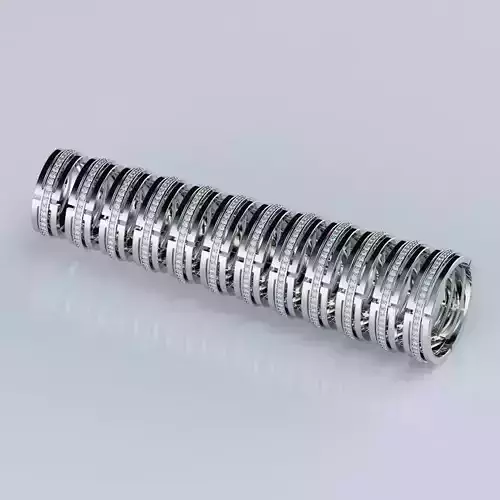 Ring Wedding Double All Sizes 3D print model