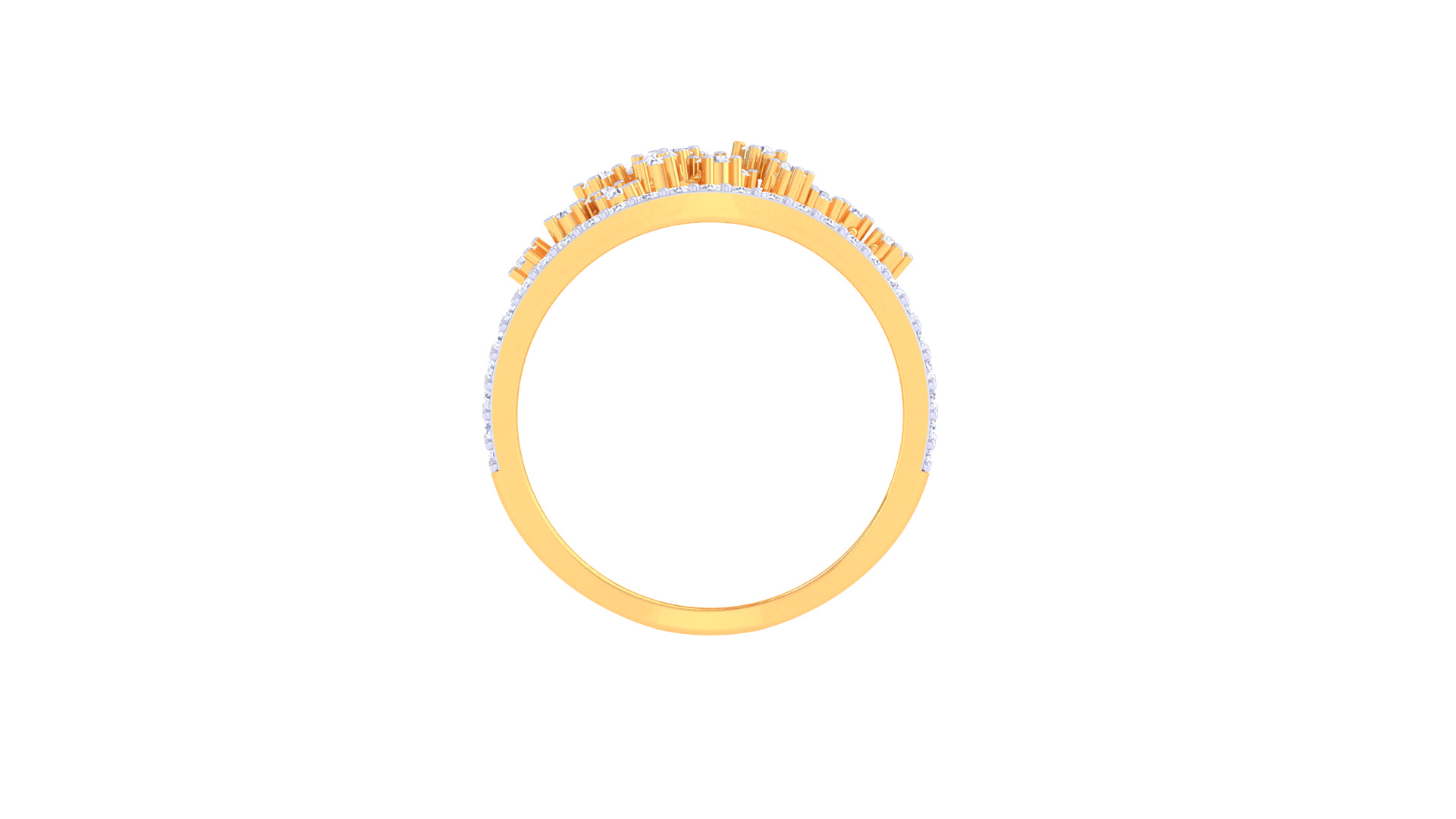 Women Ring  Render 3dm STL OBJ FBX Details 3D print model_4