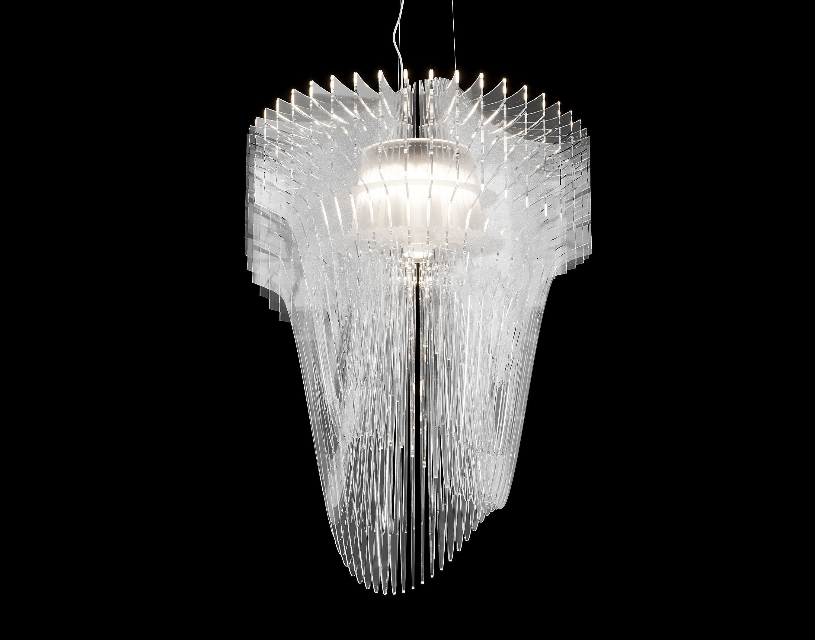 Aria Suspension Pendant by Zaha Hadid for 3DsMax and Corona 3D model_1