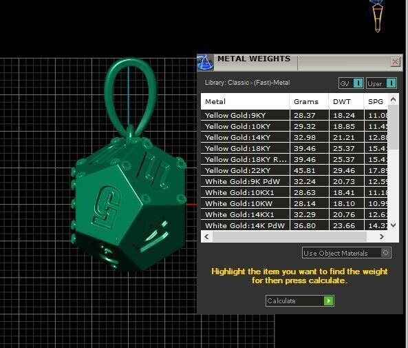 HEXAGON SHAPE DICE PENDANT 3D PRINTABLE MODEL 3D print model_2