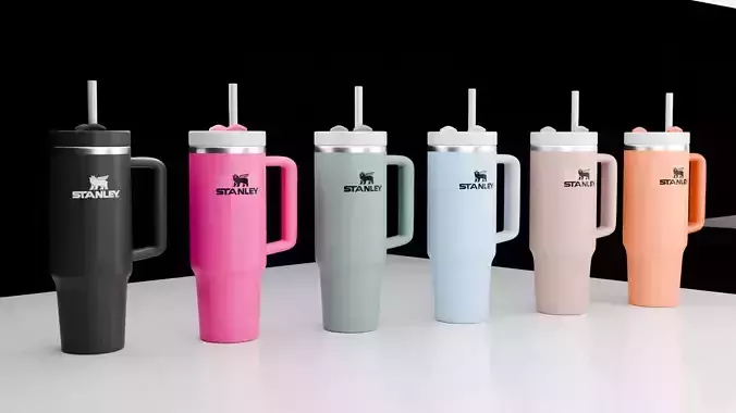 Stanley Quencher Tumbler  3D model