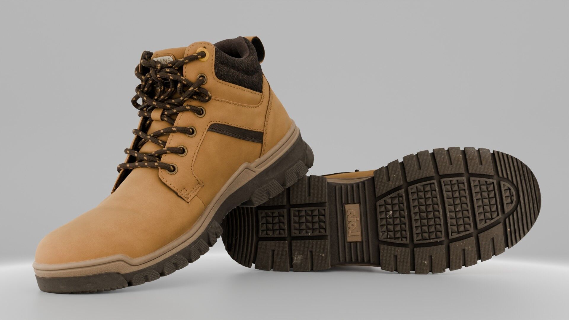 Lois Jeans Boots Low-poly 3D model_2