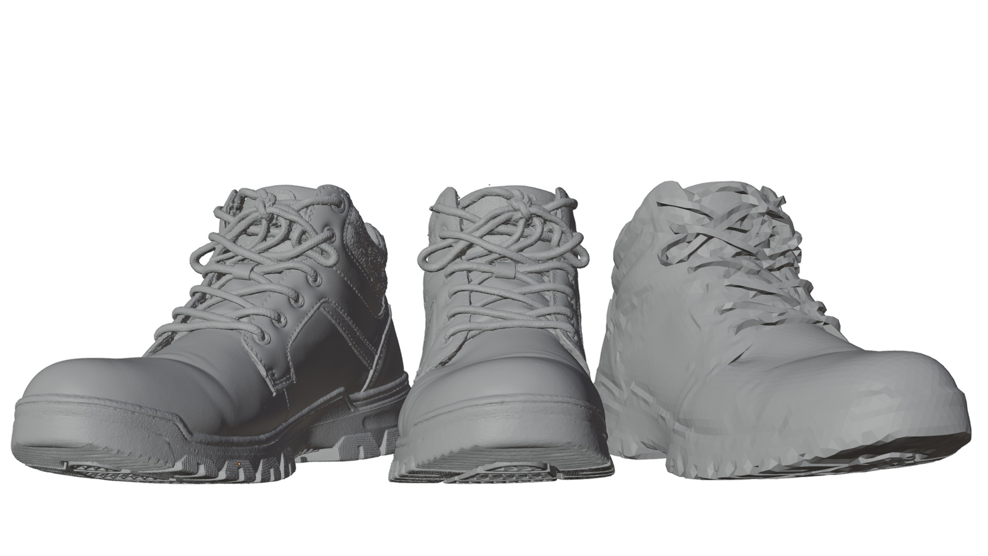 Lois Jeans Boots Low-poly 3D model_9