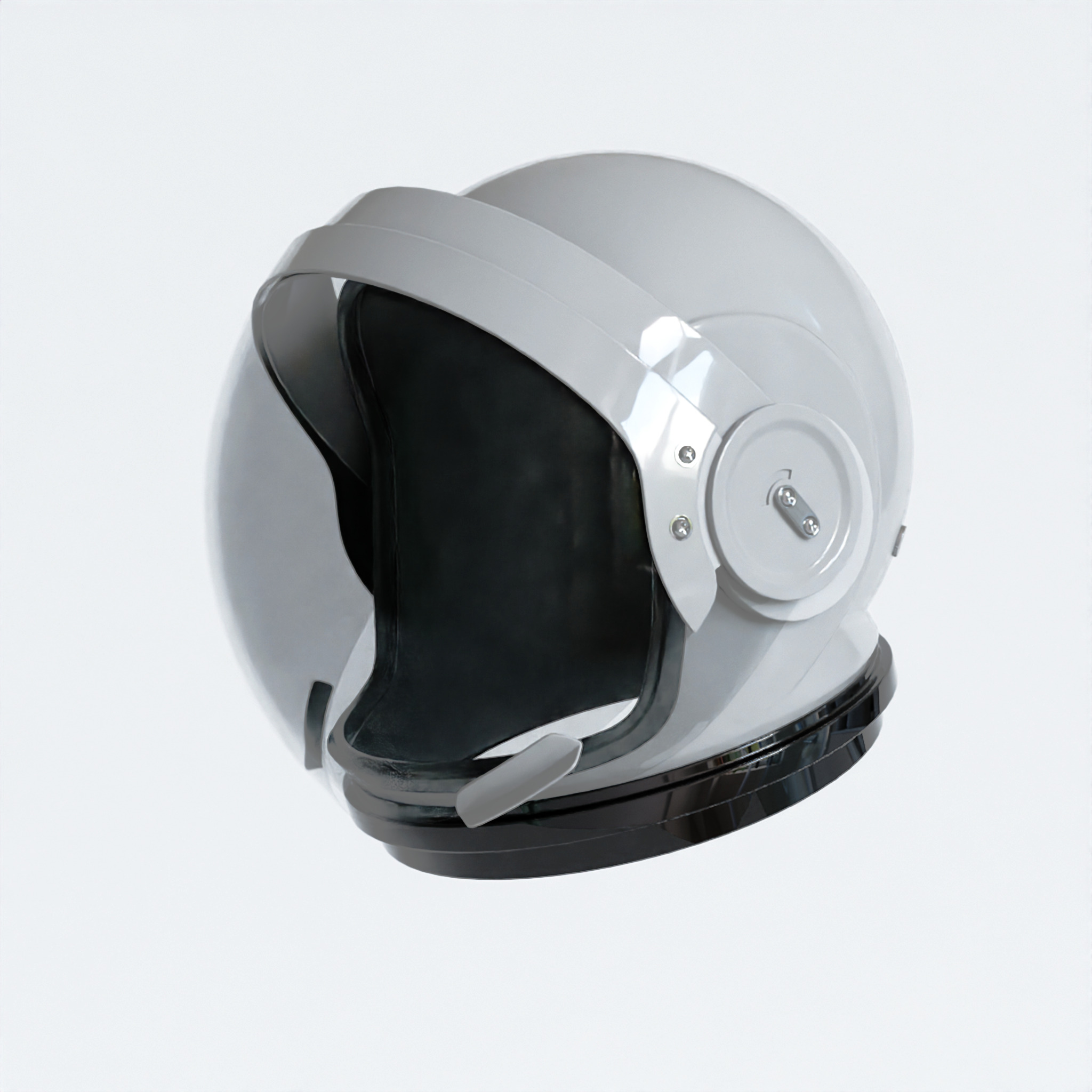 Astronaut Space Helmet - High-Quality 3D Model 3D model_6