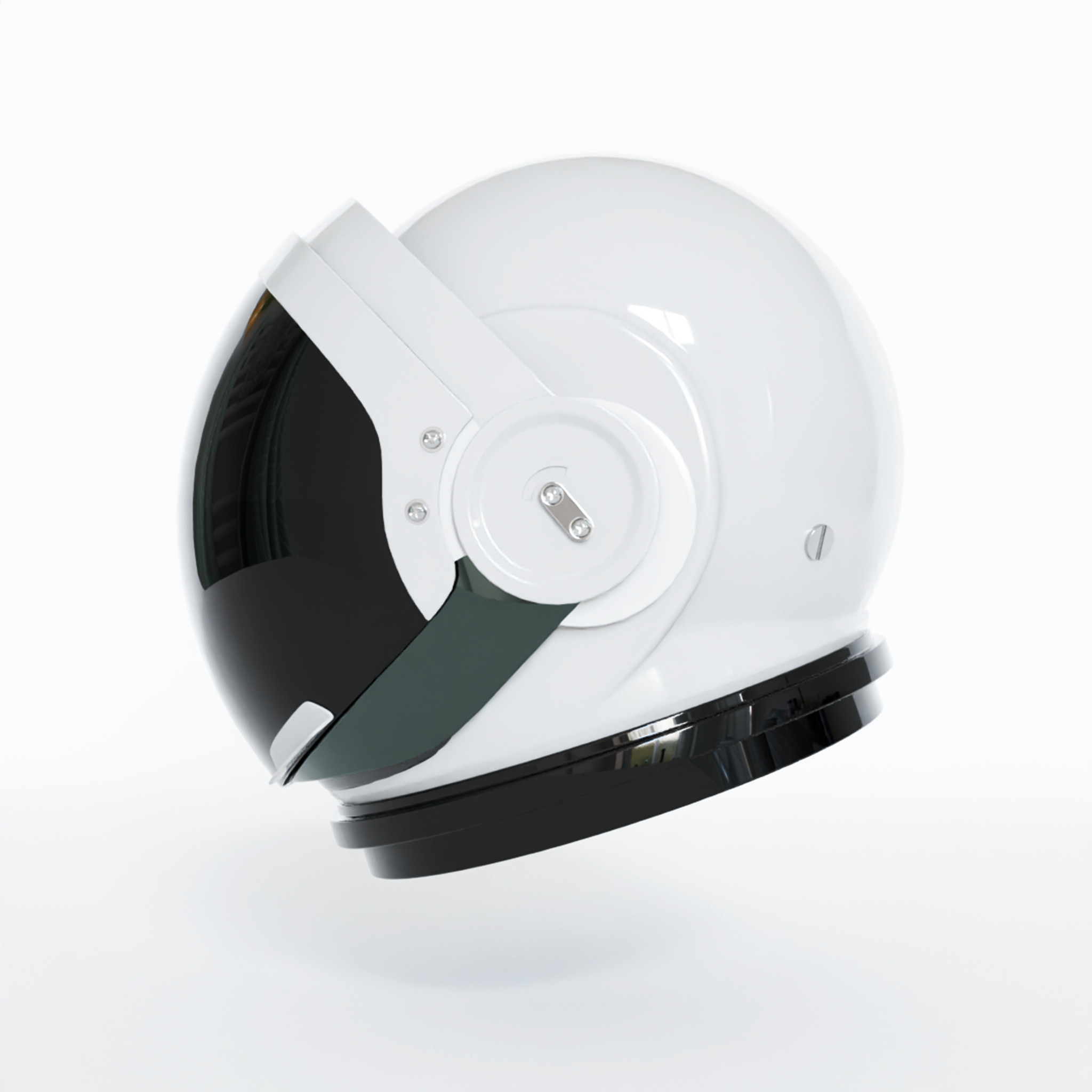 Astronaut Space Helmet - High-Quality 3D Model 3D model_2