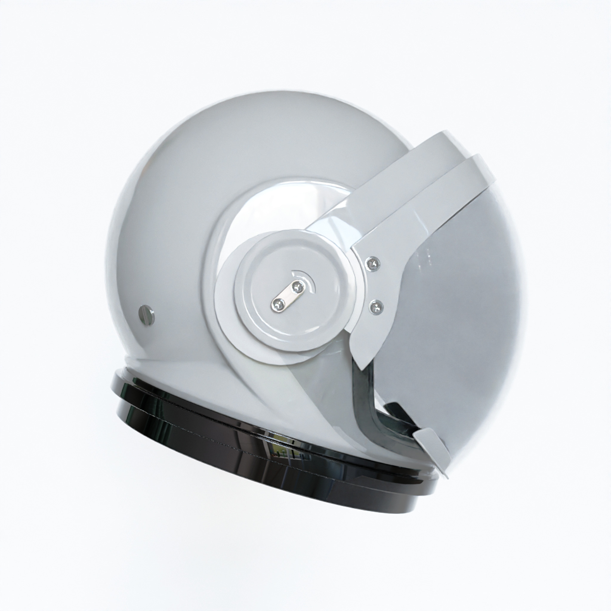 Astronaut Space Helmet - High-Quality 3D Model 3D model_9