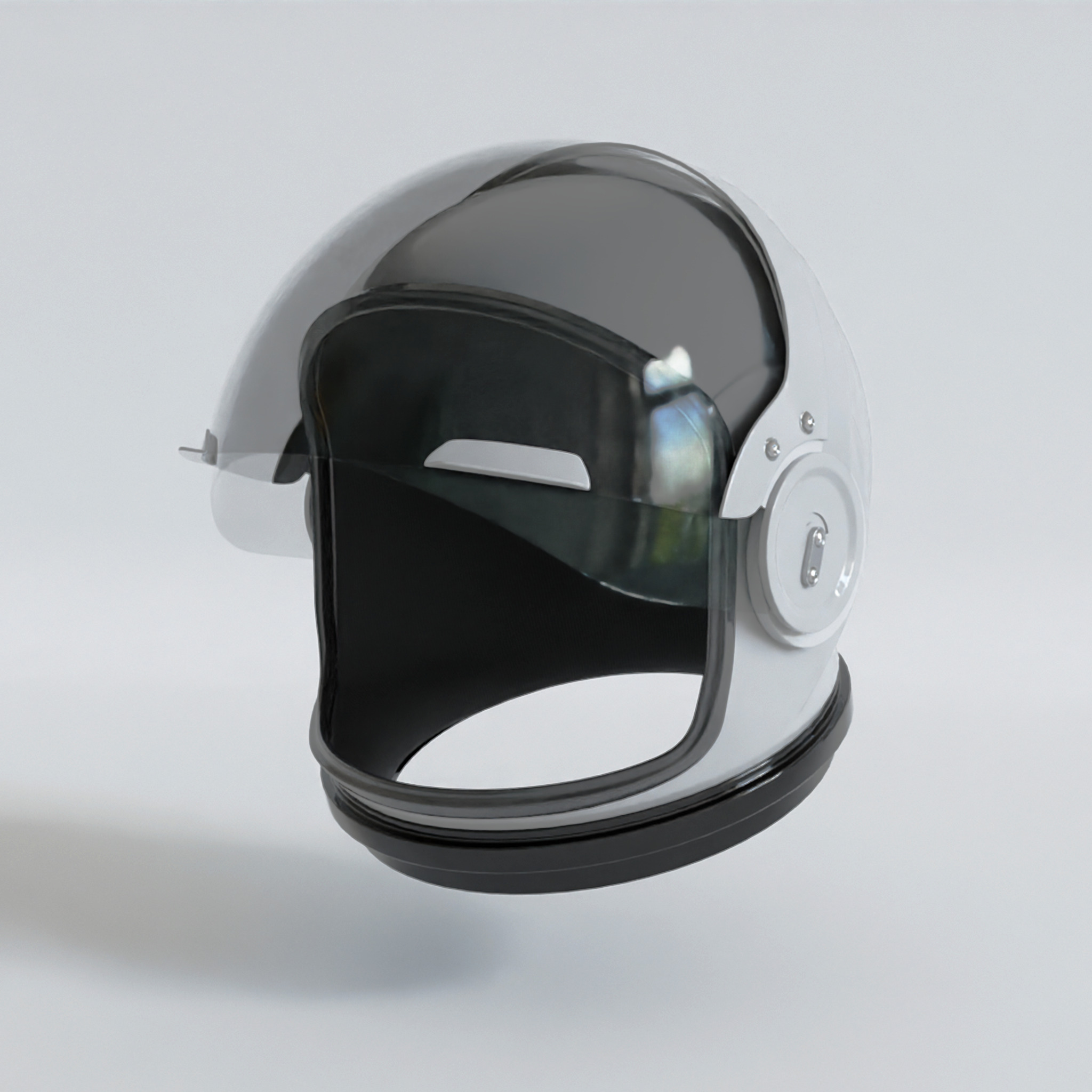 Astronaut Space Helmet - High-Quality 3D Model 3D model_4
