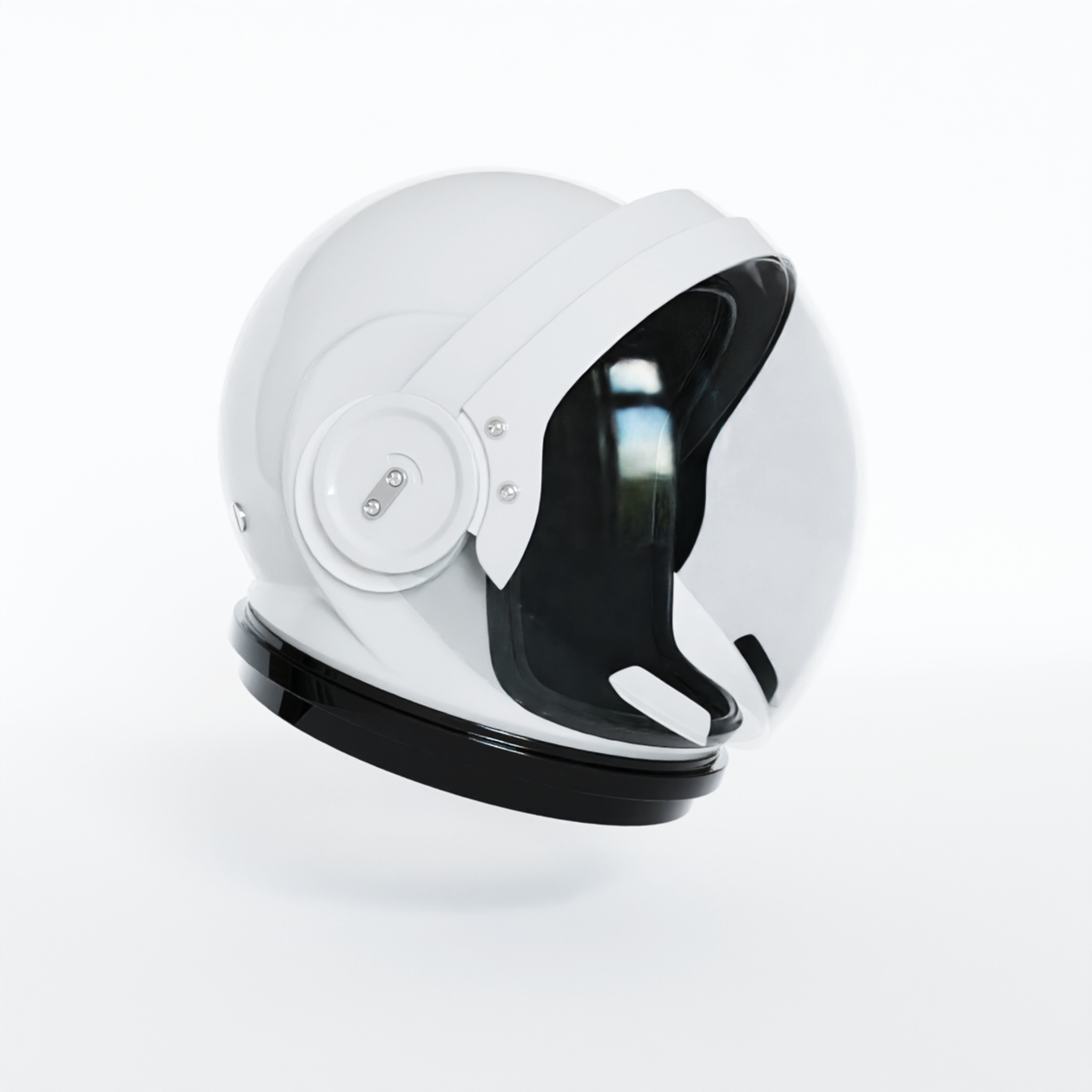 Astronaut Space Helmet - High-Quality 3D Model 3D model_1