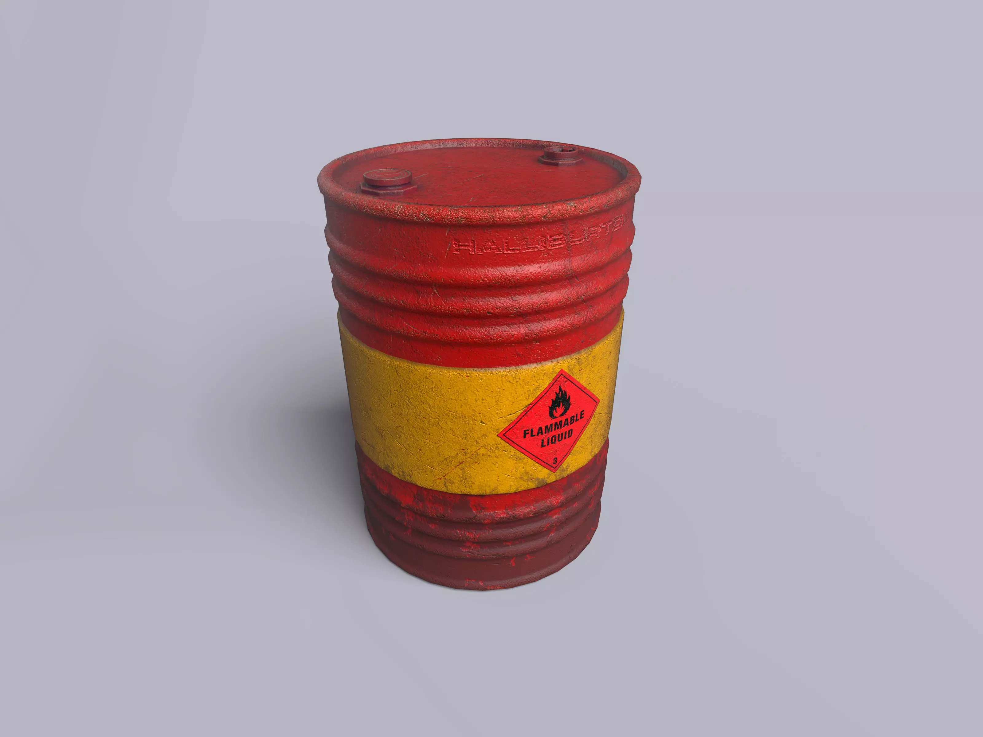 Metal Barrel Free 3D model
