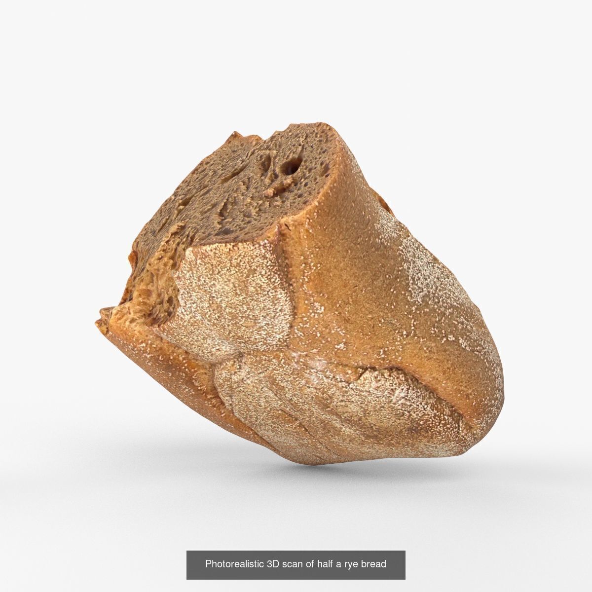 Photorealistic 3D scanning of different pieces of bread 3D Model Collection_2