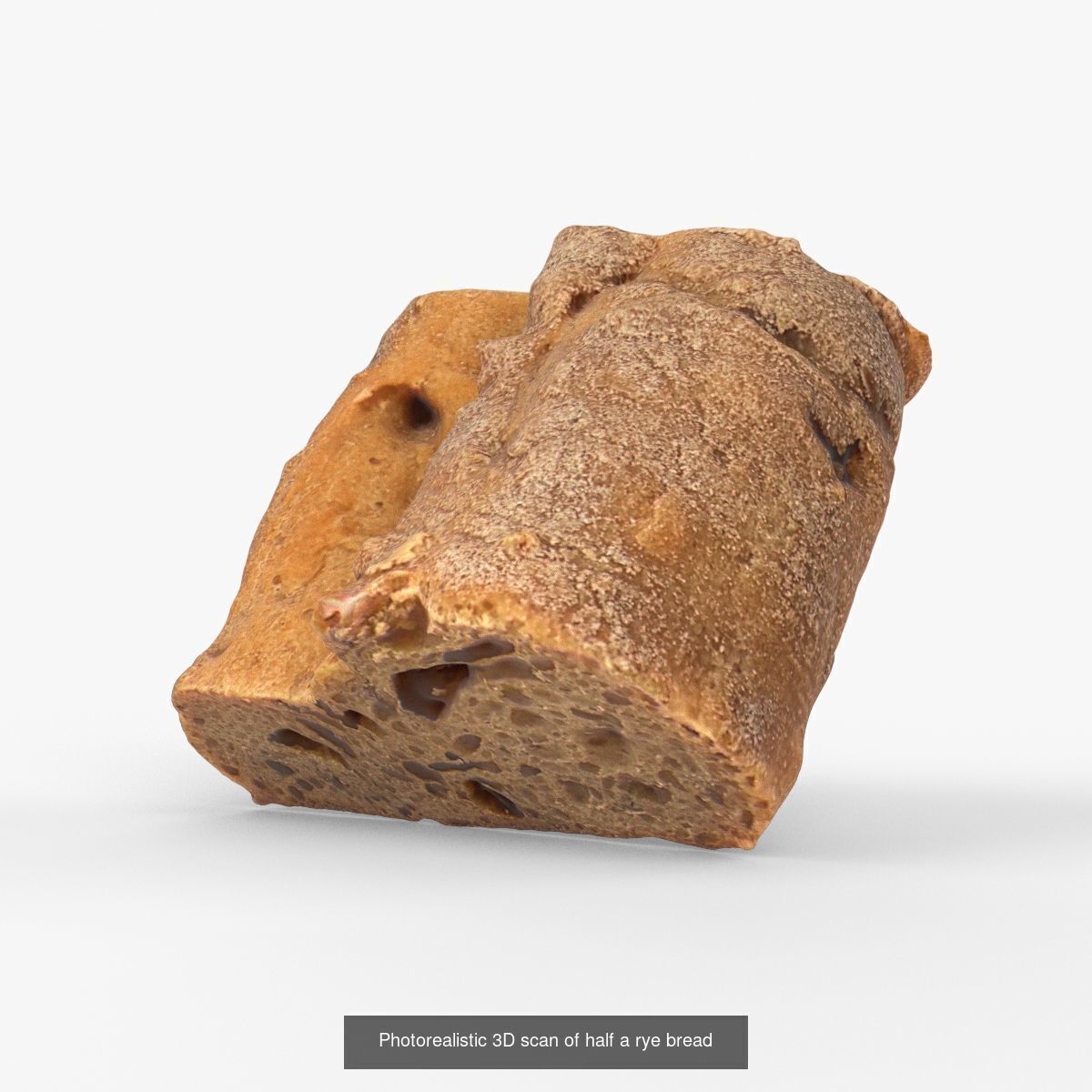 Photorealistic 3D scanning of different pieces of bread 3D Model Collection_4