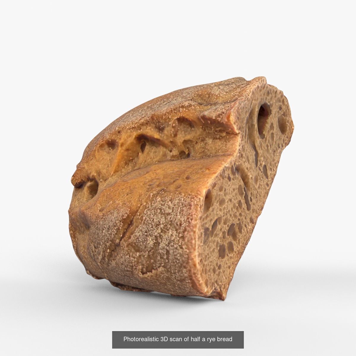 Photorealistic 3D scanning of different pieces of bread 3D Model Collection_3