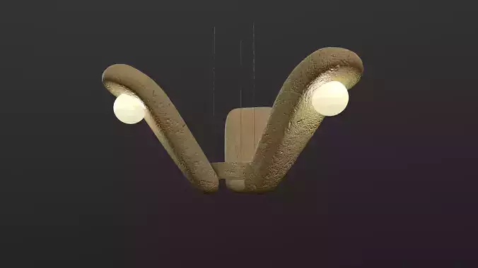 Candelier Petals 3D model