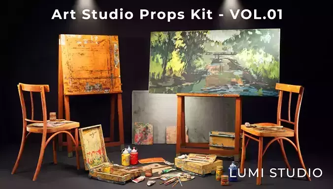 Art Studio Painting Kit