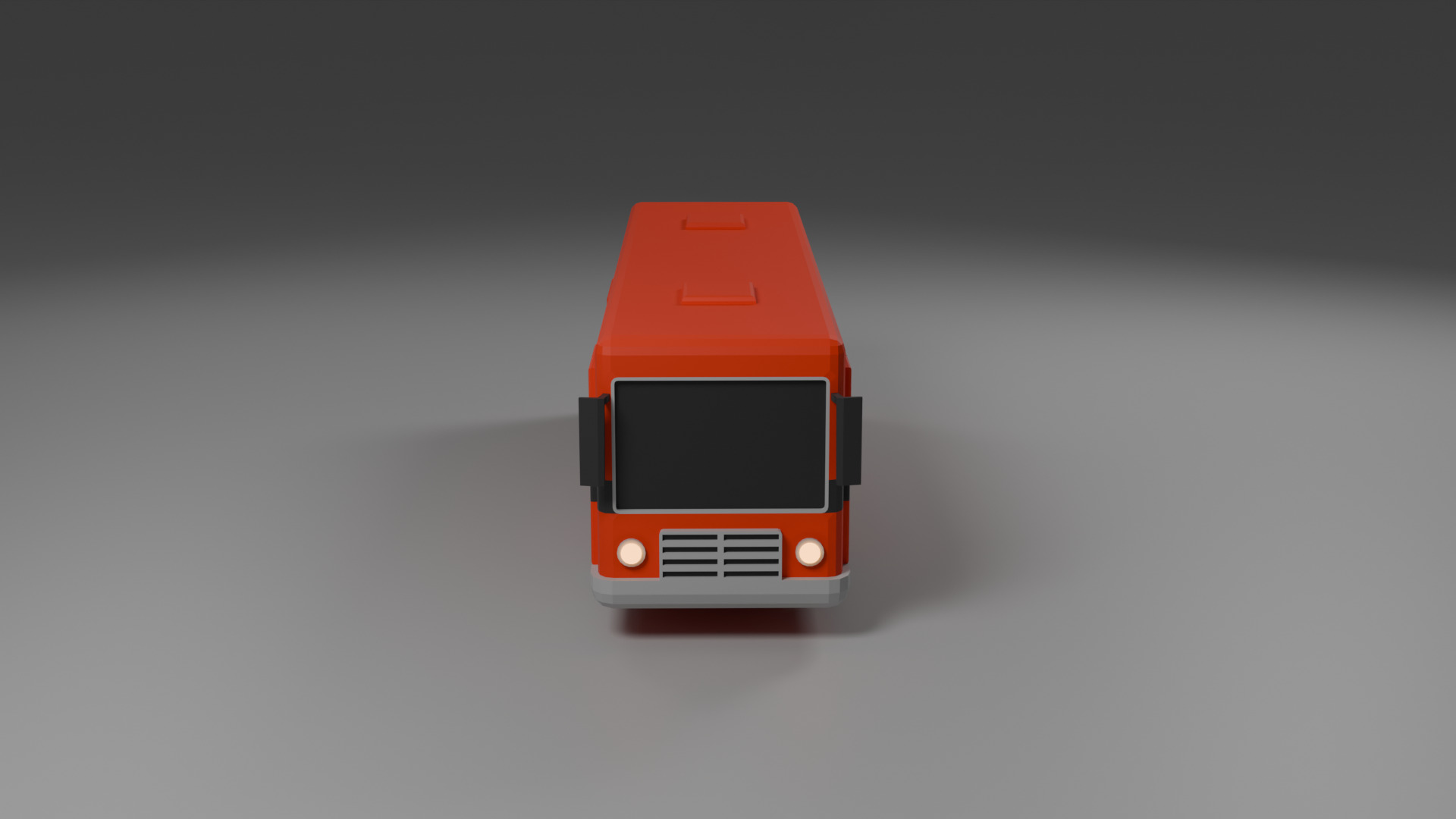 Low Poly Bus Free low-poly 3D model_4