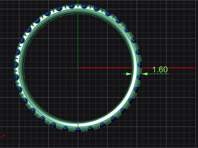 Ring Stone path 01 All size 3D print Model 3D print model_5