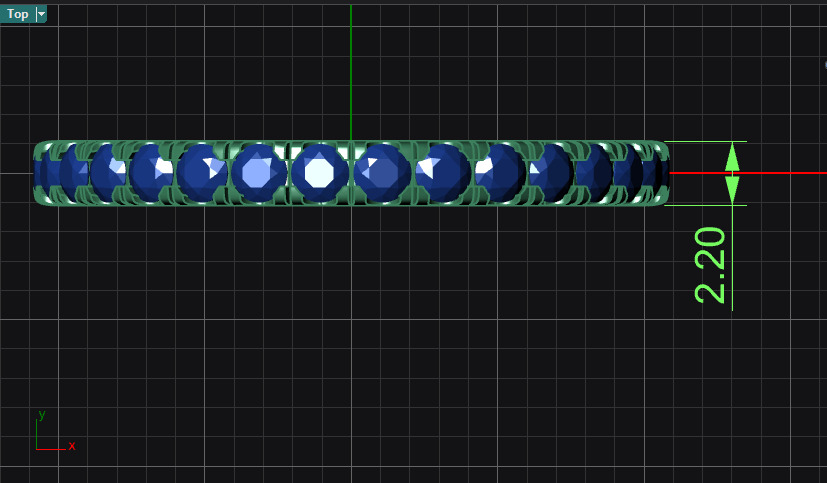 Ring Stone path 01 All size 3D print Model 3D print model_6