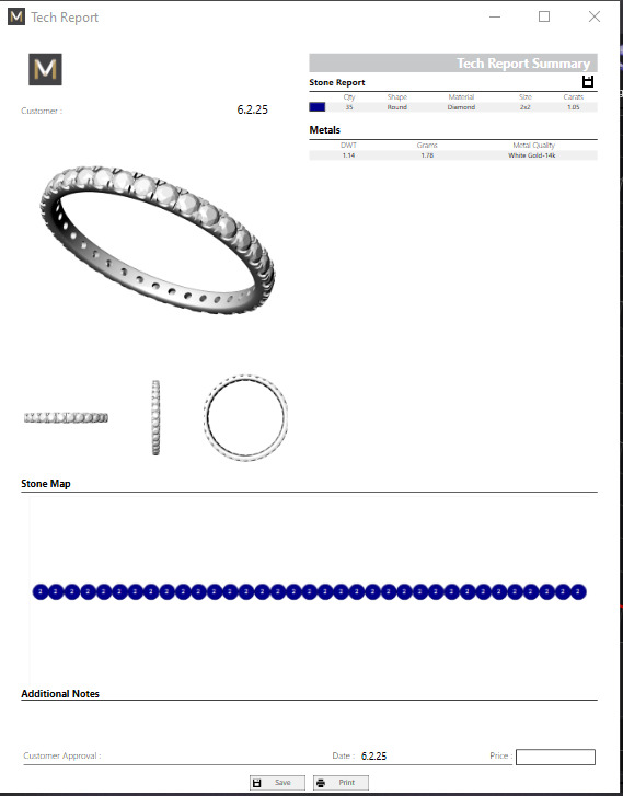 Ring Stone path 01 All size 3D print Model 3D print model_8