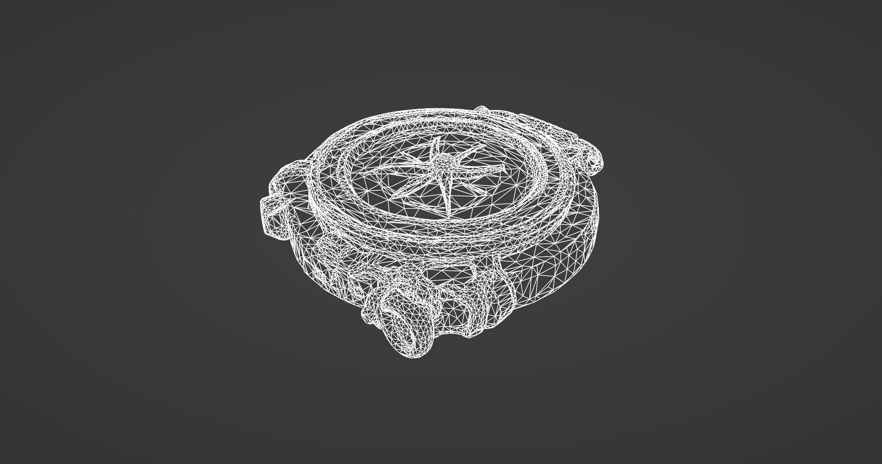 Steampunk Pocket Compass 3D Model 3D model_7