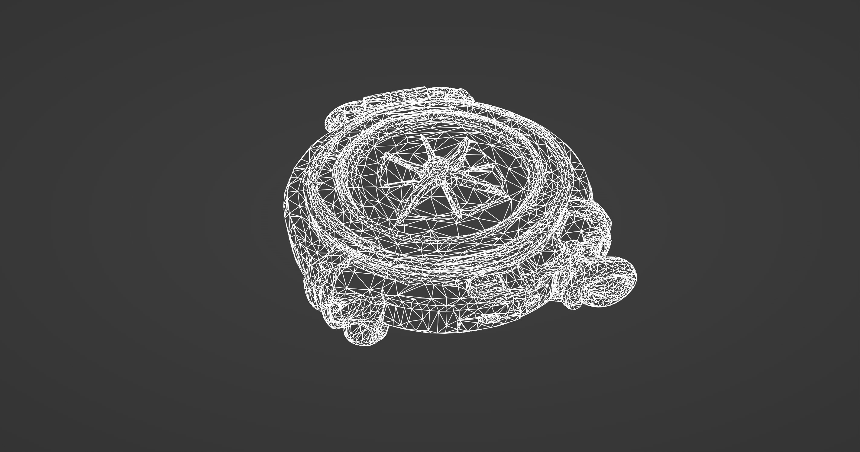 Steampunk Pocket Compass 3D Model 3D model_2